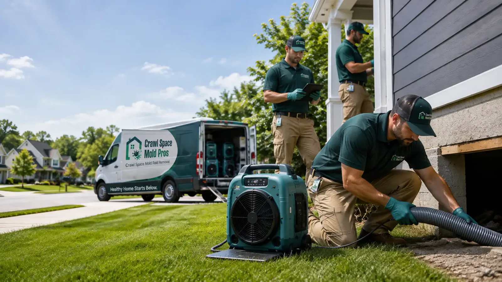 Crawl Space Mold Removal in Chesterland, OH